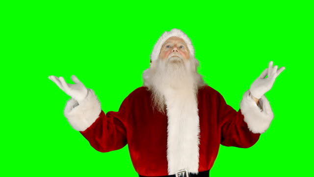 Santa-Claus-überrascht-gestikulieren
