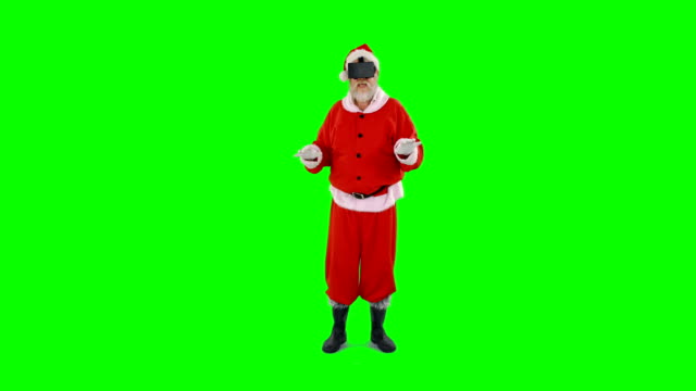 Santa-claus-using-virtual-glasses