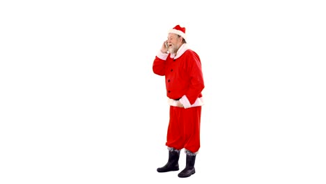Santa-Claus-telefonieren-mit-Handy
