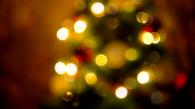 Fondo-abstracto-con-luces-de-árbol-de-Navidad-defocused