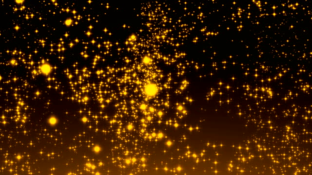 Fondo-de-la-onda-de-partículas-brillantes-oro-lujo