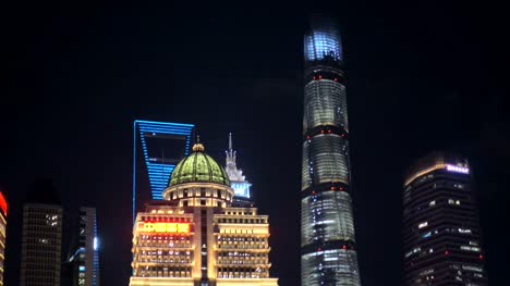 View-of-Shanghai-Lujiazui-financial-Skyline,-China.