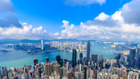 Hong-Kong-Cityscape-alto-Mirador-de-Victoria-Peak-4K-Time-Lapse