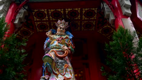 Slow-motion-of-Ancient-Temple-architecture---Won-tai-sin-temple