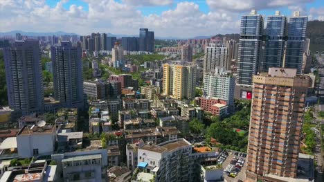 zhuhai-cityscape-sunny-day-apartment-buildings-aerial-panorama-4k-china