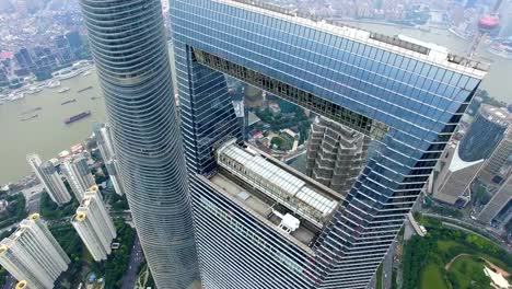 Aerial-View-of-Lujiazui-business-center,Shanghai.China