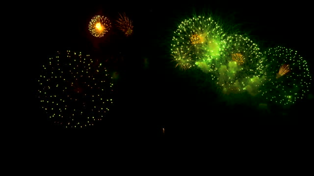 Glittering-firework-display