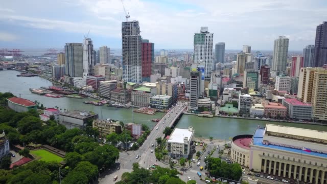 Luftaufnahmen-von-Manila,-Philippinen