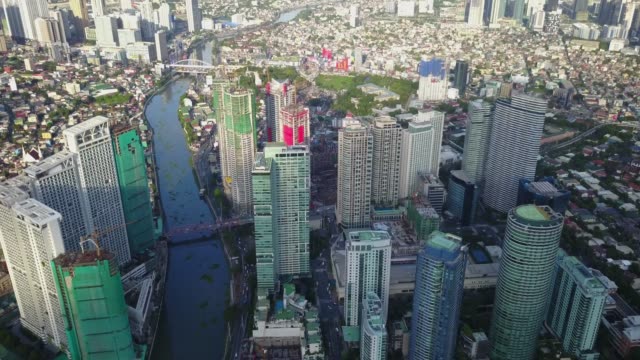 Luftaufnahmen-von-Manila,-Philippinen