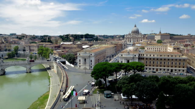 Italy-Rome-Vatican-city-time-lapse