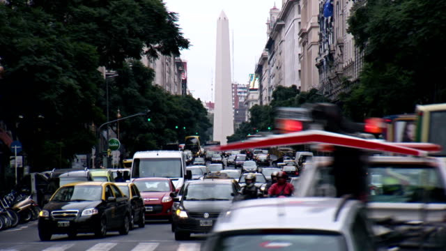 Argentina,-Buenos-Aires-monumento-de-lapso-de-tiempo
