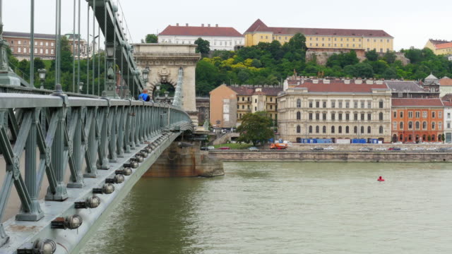 Chain-Bridge-view,-Budapest