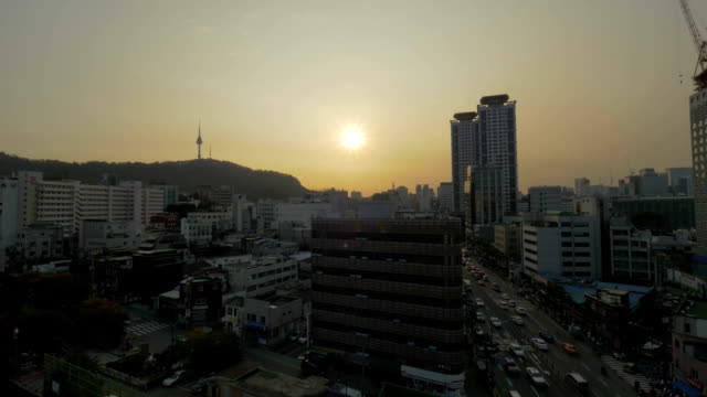 Panorama-de-Seúl-al-atardecer.-Corea-del-sur