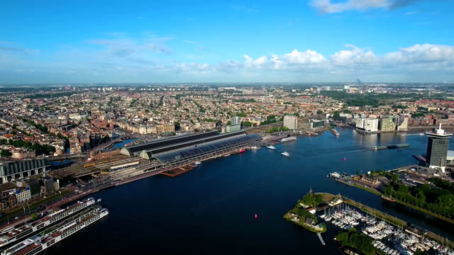 City-aerial-view-over-Amsterdam