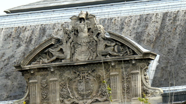 An-old-style-building-with-carvings