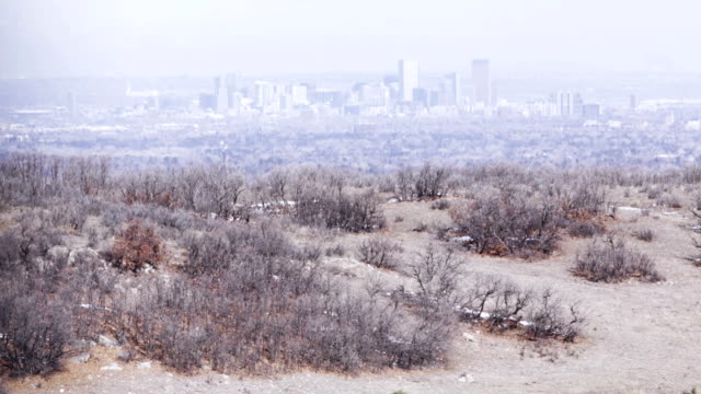 Aerial-view-of-downtown-Denver-in-early-Spring.