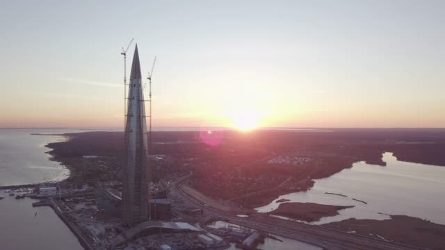 view-of-lakhta-center-in-Saint-Petersburg-from-copter