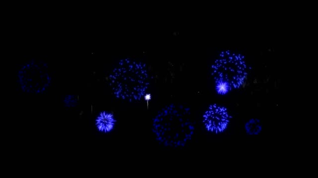 4K-firework.-Holidays.-render.-Animation-background-of-blue-fireworks.-V1