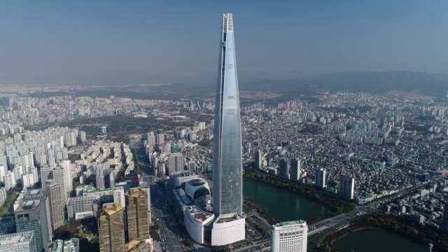 Luftaufnahmen-von-Seoul,-Südkorea