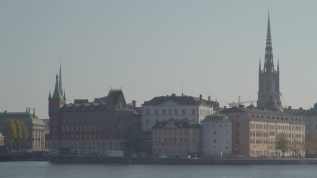 Closer-look-of-the-big-buildings-in-Stockholm-Sweden