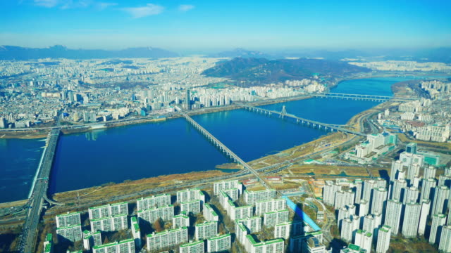 Hermosa-arquitectura-del-edificio-en-la-ciudad-de-Seúl-Corea-del-sur