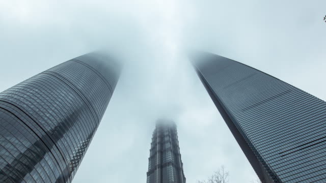 Paisaje-urbano-de-Shanghai,-4-K-lapso-de-tiempo