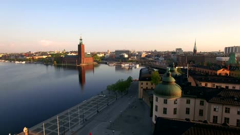 Aerial-view-of-Stockholm-City