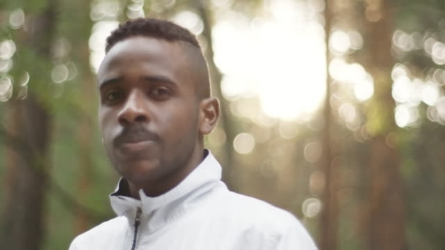 Black-Man-Posing-in-Forest