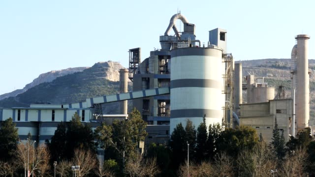 Cement-Factory-Front-of-Mountain.