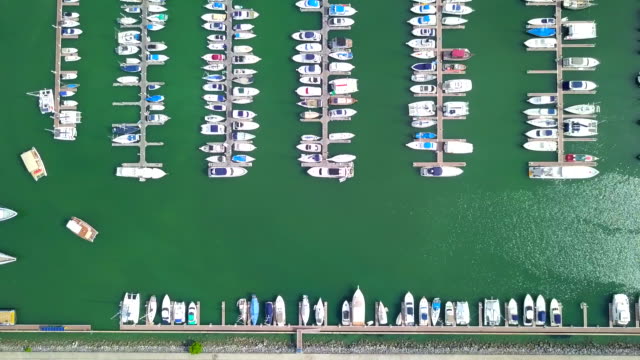 Aerial-view-Marina-yacht