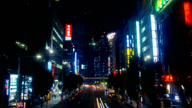 Lapso-de-la-noche-4K-en-construcción-cerca-de-Avenida-de-Meiji-en-Shibuya