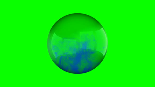 Blue-smoke-fills-a-glass-sphere