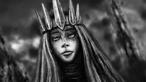 Dark-queen-with-crown-animation.