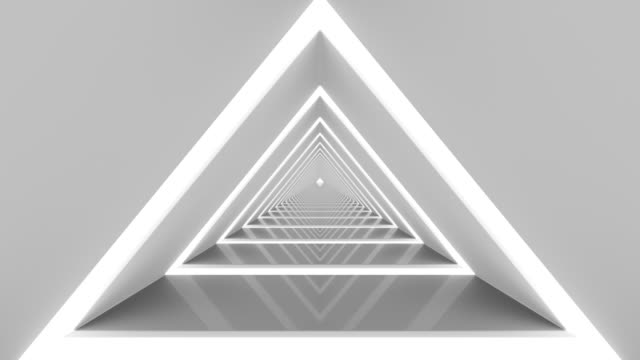 Metallic-Triangle-Looped-Corridor
