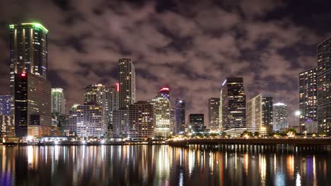 Night-time-lapse-of-the-skyline-of-Miami-Florida