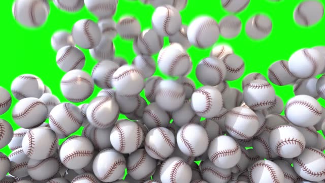 Baseball-Füllung-Bildschirmübergang-überlagern-zusammengesetzte-4k