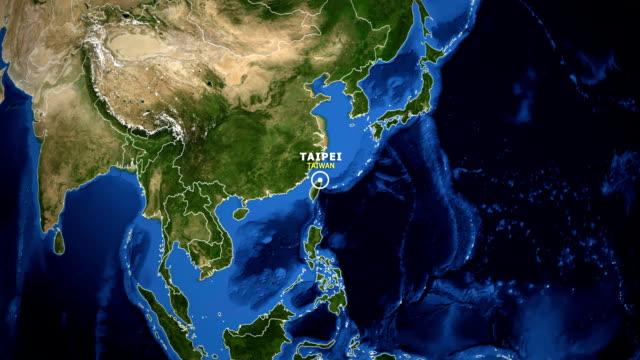 EARTH-ZOOM-IN-MAP---TAIWAN-TAIPEI