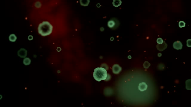 Virus-animación-en-organismo