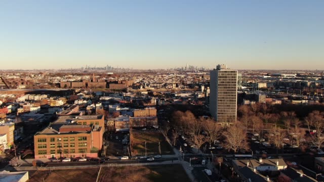 Luftaufnahmen-von-Newark,-New-Jersey