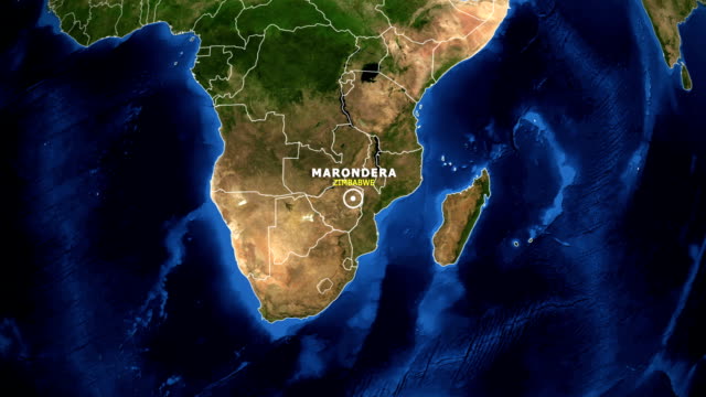 EARTH-ZOOM-IN-MAP---ZIMBABWE-MARONDERA