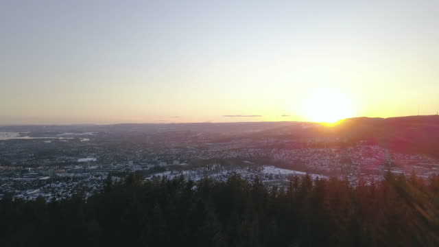 Vista-aérea-de-Oslo,-Noruega.