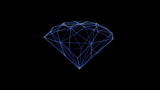 Hologramm-eines-rotierenden-Diamanten