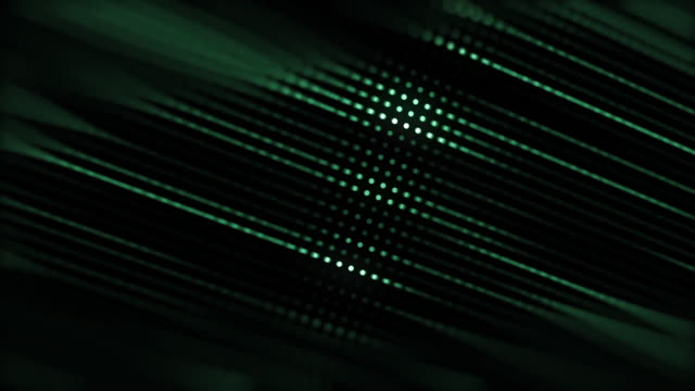 Luces-Tecnológicas-Verdes-moviéndose-en-líneas