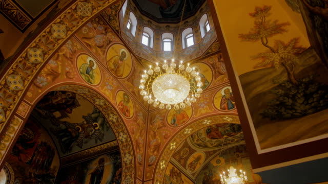 Panning-of-Ceiling-of-Orthodox-Church