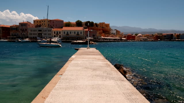 Chania-Promenade,-Crete,-Greece