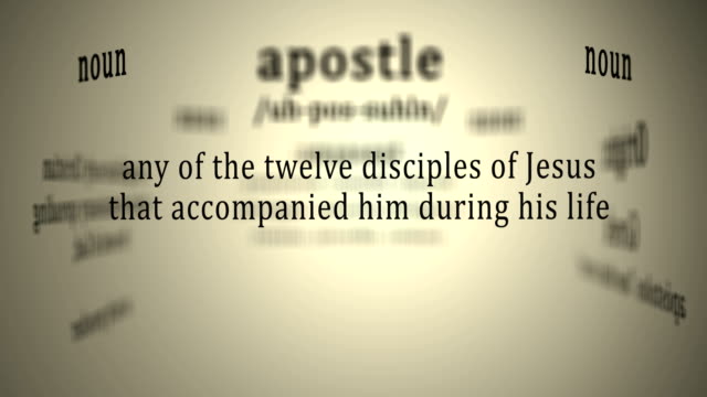 Definition:-Apostle