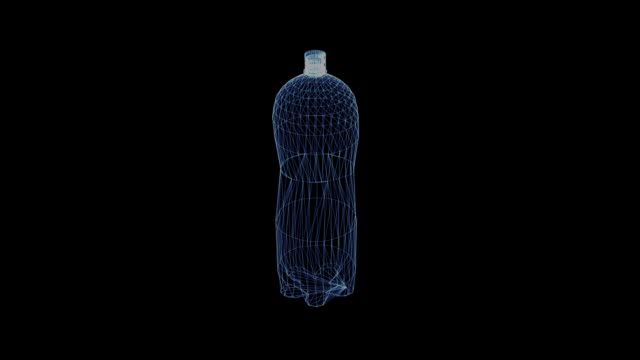 Hologramm-einer-rotierenden-Flasche
