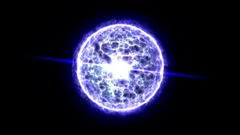 Bola-de-energía-azul-de-4K-con-plasma-beam-radiación-eléctrica-rayos