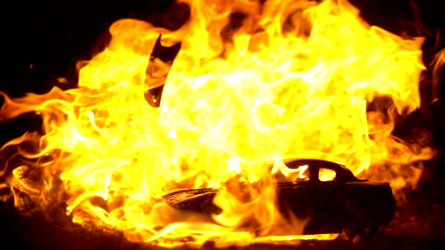 A-Car-Bursts-Into-Flames
