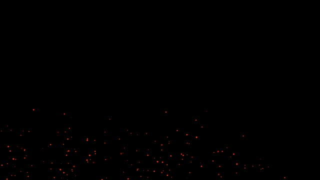 Glitzernde-Teilchen-Glanz-und-Feuer-mit-Drift-entlang-Schleifen.-Licht-und-Leben-mit-leuchtenden-Bokeh-funkelt.-Feuriges-orange-glühende-fliegenden-entfernt-Partikel-auf-schwarzem-Hintergrund